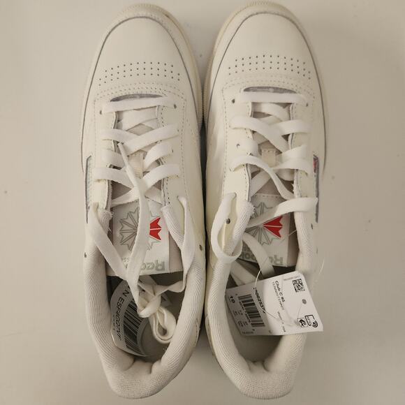 Reebok Women's Club C 85 Vintage Sneaker, Chalk/Chalk/Light Sage, 10 - Picture 6 of 8